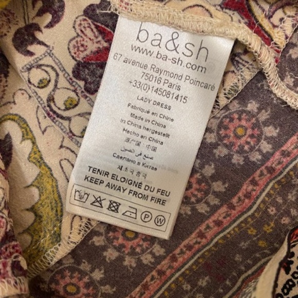 Ba&sh Zelda Paisley Mini Dress Size XS NWT - Picture 8 of 9